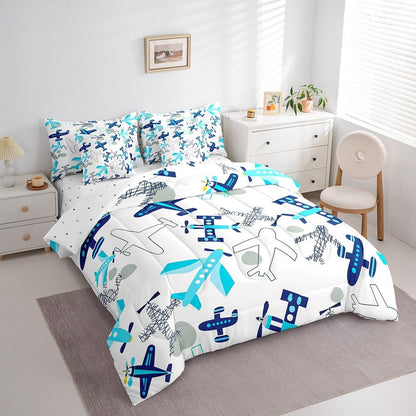 Erosebridal Chemistry Comforter Set with Sheets Full Size Periodic Table of Elements Bed in A Bag 7 Piece Science Chemistry Lovers Bedding Set for Kids Boys Children Bedroom Modern Black Bed Sets