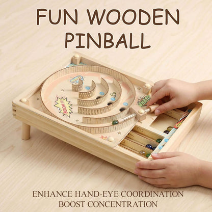 Pinball Machine Family Games for Kids | Fun Indoor Marble Run & Skee Ball Game, Party Board Games for Ages 6-12