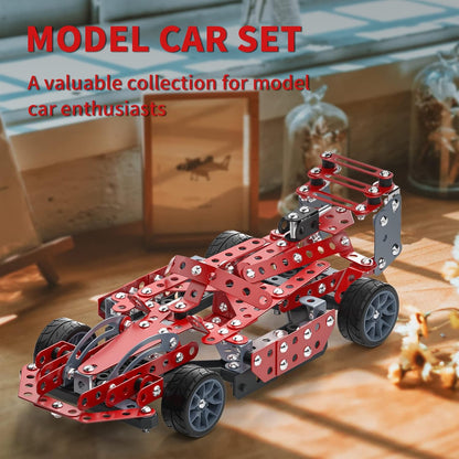 Lucky Doug STEM Building Projects Model Train Set Toys for Boys Kids 8 9 10 11 12 Years Old and Older - 340 PCS DIY Metal Building STEM Toys