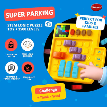 Intelligent Car Maze Puzzle 1500 Challenges Brick Game Automatic Parking Logic Thinking Brain Game Toy for Kids Boys Girls Teens Gift