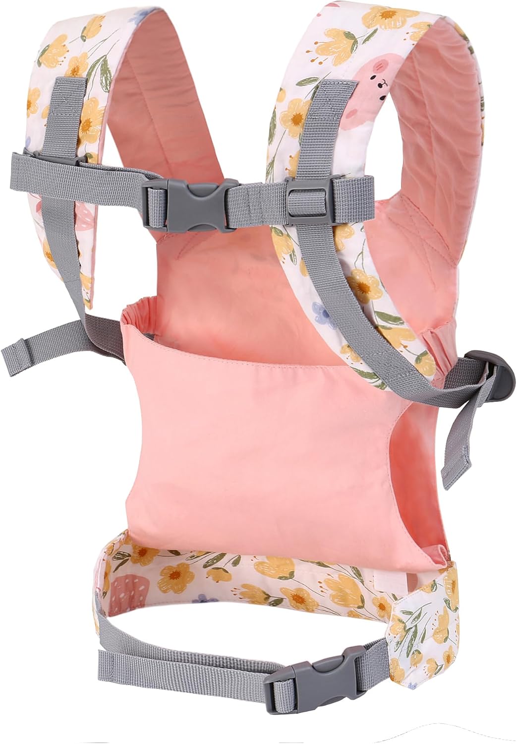 Miracle Baby Doll Carrier for Kids, Front and Back Baby Doll Accessories Backpack Kid Toddlers Play Toy Baby Carriers with Adjustable Straps for Little Girls