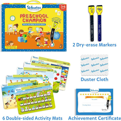 Skillmatics I Can Write PAW Patrol - Reusable Preschool Learning Activities, Educational Toy and Game, Back to School Supplies, Gifts for Students, Kids, Toddlers Ages 3, 4, 5, 6