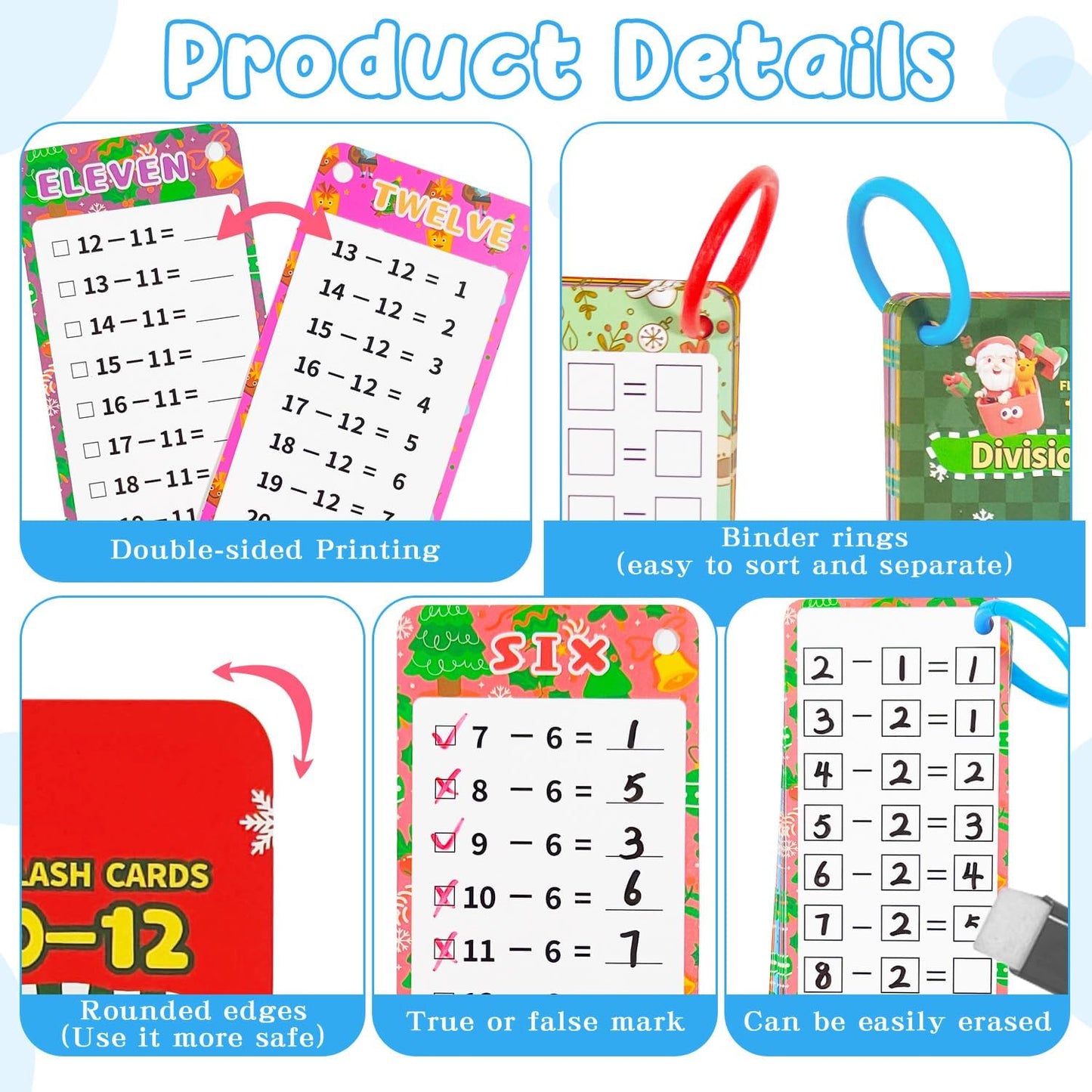 0-12 Multiplication Flash Cards, Large Math Table Flashcards, Multiplication Chart, Educational Times Table Flashcards for Classroom for 1st to 3rd Grades