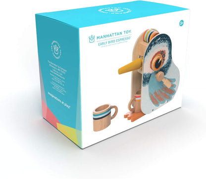 Manhattan Toy Early Bird Espresso Toddler & Kids Pretend Play Cooking Toy Set