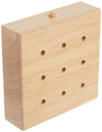 Baseline - 453602 453602 9 Hole Wooden Pegboard to Improve Fine Motor Coordination, Finger Dexterity, Concentration and Increase Reactionary Speed., Model:12-3141