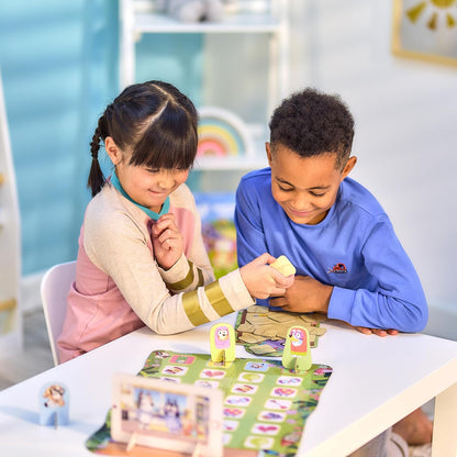Bluey Shopping List Game, Join Bluey, Bingo, Bandit & Chilli On A Fun Supermarket Adventure, Race to Fill Your Trolley in This Fun Memory and Matching Game, for Ages 3+, 2-4 Players