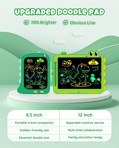 ORSEN 8.5 Inch Doodle Board Drawing Tablet - Dinosaur Toy Gift for Kids 3-7 Years Old