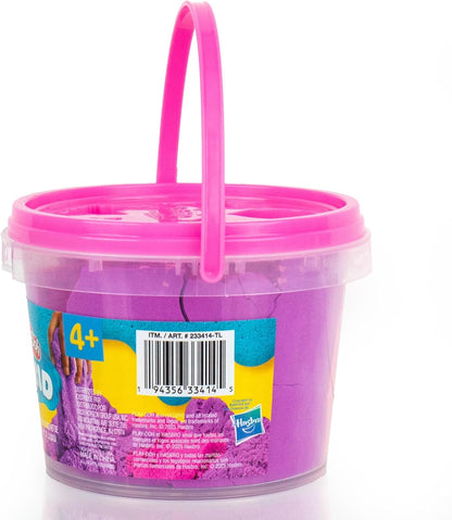 Play-Doh Sand Slime Bucket, Teal and Purple, Cotton Candy Scented, 1.5 Pounds of Play Sand in Resealable Bucket with Magical Molds on the Lid, Creativity for Kids Sensory Toys