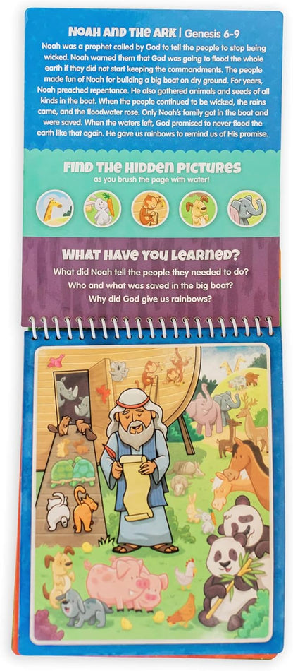 Water Reveal Coloring Scripture Book for Kids Ages 3+. New Testament Bible Stories: Preschool, Elementary, Primary, Christian, Religion