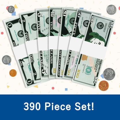 390 Pcs Play Kids Set, Number Learning Play for Kids teachingToys, Ages 3 and Up Kid Education Develop Early Math Skills, Birthday Gift Preschool Games for Boys & Girls