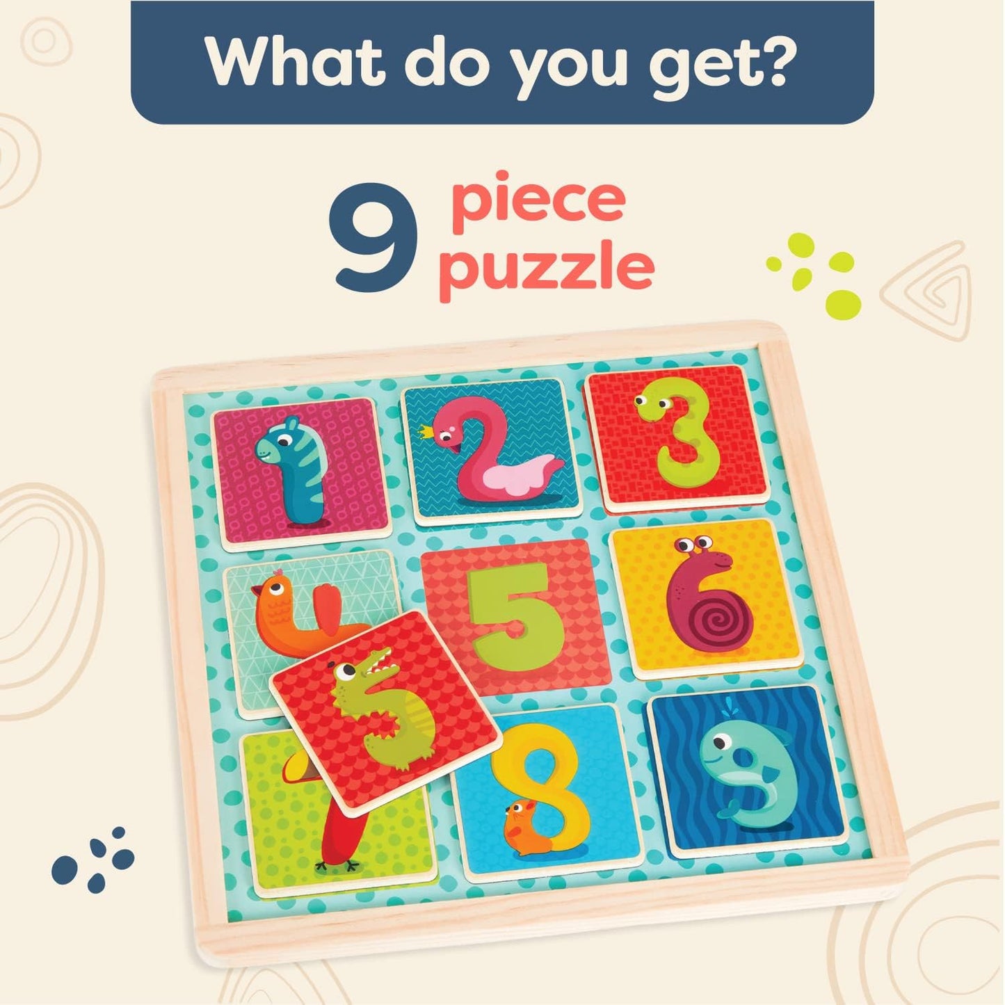 B. toys - Magnetic Alphabetic - Double-Sided Puzzle & Chalkboard - 26 Magnetic Letter-Pieces - 2-in-1 Puzzle for Kids - 3 Years +