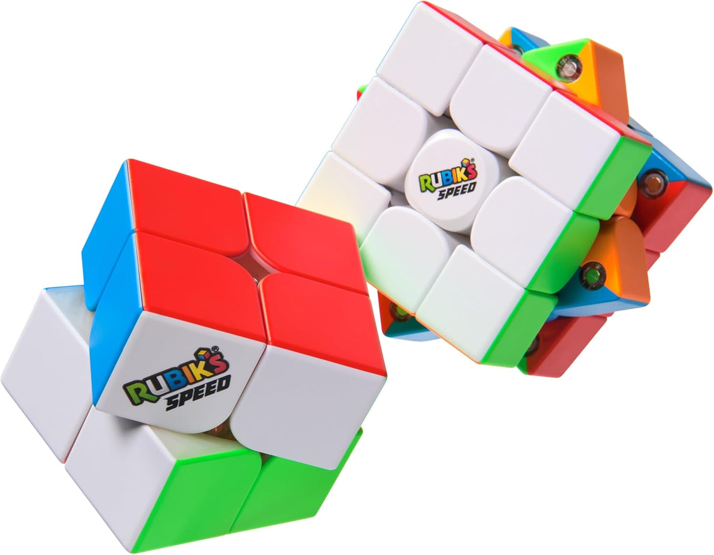 Rubik’s Cube, 3x3 Magnetic Speed Cube for Super Fast Solves, Twisting Fidget Toy, Challenging Brain Teaser & Sensory Puzzle for Adults, Teens, & Kids, for Ages 8 & Up