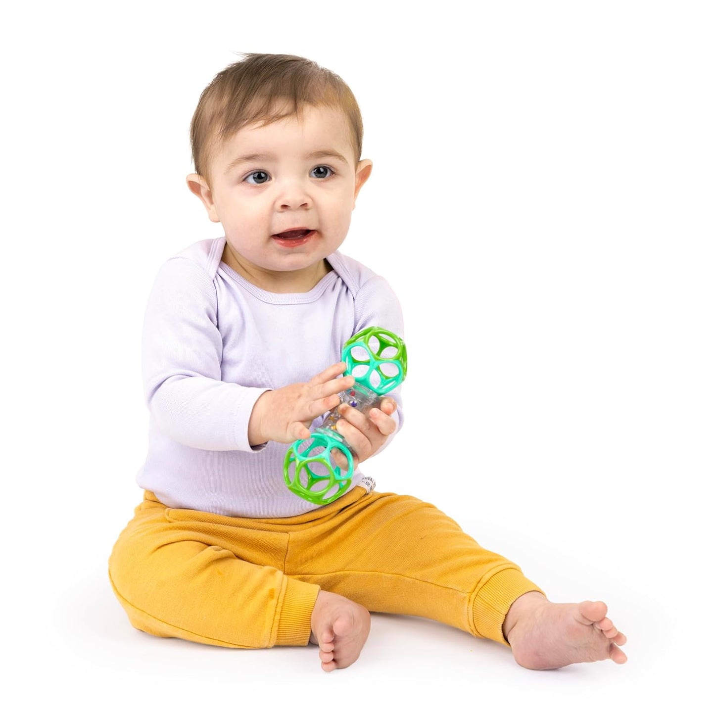 Bright Starts Soothers & Shakers 7pc Gift Set - BPA-Free Baby Rattles, Teethers and Stroller Toys, Unisex, Newborn+