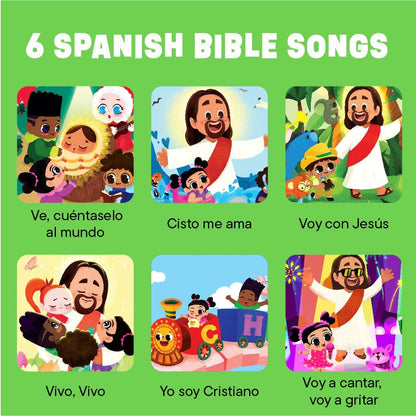 Dance with Jesus Christian Sound Books for Kids - 6 Bible Songs for Toddlers – Christian Gifts for Kids - Baby Bible for Baptism, Christening, Dedication Gifts, Sunday School, Preschool Homeschool