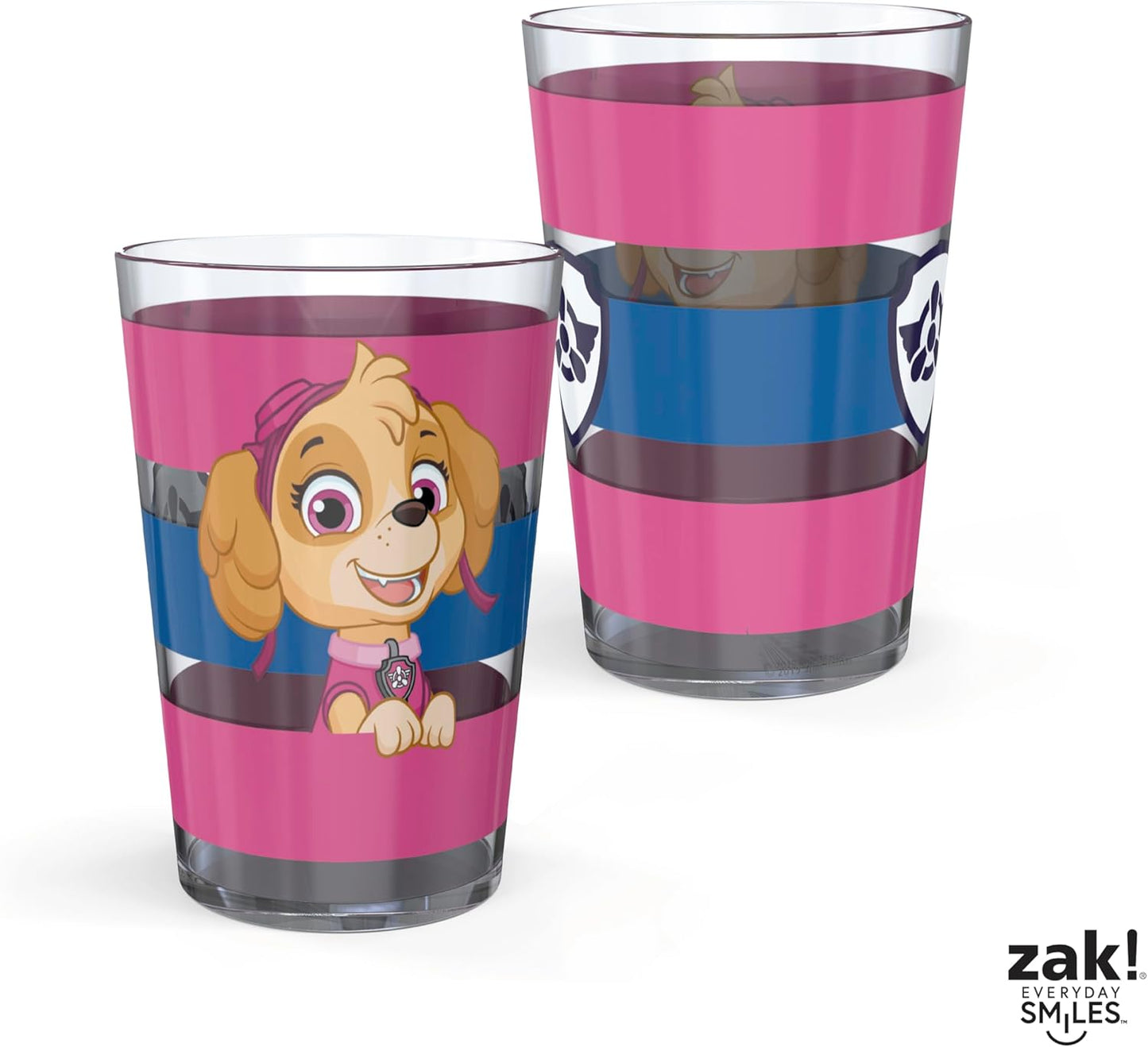 Zak Designs 14.5oz Disney Frozen 2 Nesting Tumbler Set Includes Durable Plastic Cups, Fun Drinkware is Perfect for Kids, 4pk (14.5oz, Anna & Elsa & Olaf)