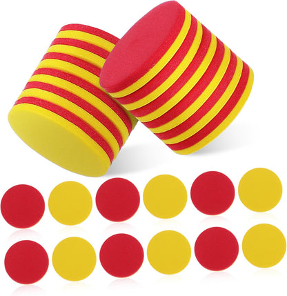 BESPORTBLE 2sets Discs Math Learning Counters Math Addition Math Counters Counting Blocks for Counting Blocks for Math Tokens Color Counting Chips 100pcs*2
