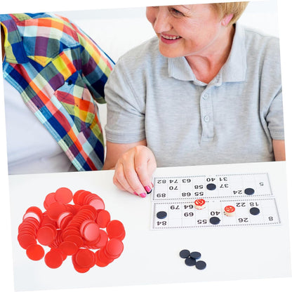 Kisangel Colorful Disc Teaching Chip Educational Board Games Math Teaching Aid Party Game Marker Learning Game