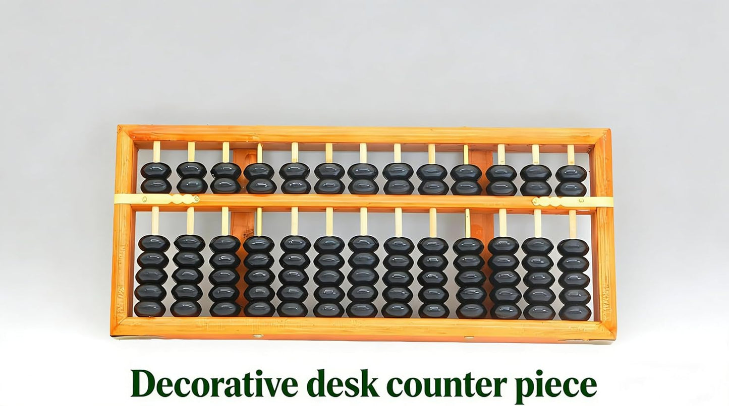 MAGIKON Vintage-Style Chinese Wooden Abacus, Chinese Lucky Calculator
