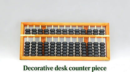 MAGIKON Vintage-Style Chinese Wooden Abacus, Chinese Lucky Calculator