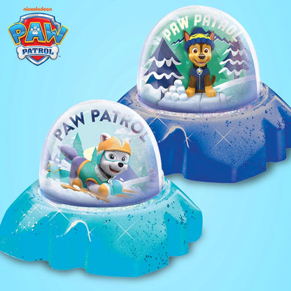 PAW Patrol DIY Glitter Globe Kit – Make Your Own Snow Globe Craft Set for Kids – Build Your Own Water Globes with Glitter, Molding Clay & Printed Designs
