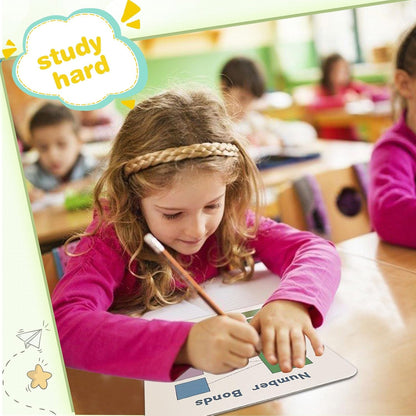 24 Set Multiplication Chart WhiteBoard, 9" x 12" Double Sided Dry Erase Multiplication Flash Cards Times Table Chart Math Manipulatives for Kids Students 1st/2nd/3rd/4th Grade Home Supplies
