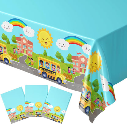 Blue Orchards Science Table Covers (Pack of 3) - 54"x108" XL - Science Birthday Party Decorations, Chemistry Party, Laboratory Theme Table Cloth