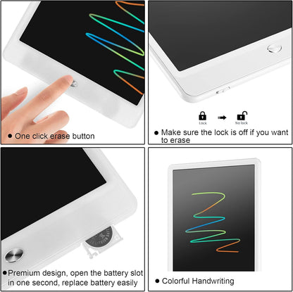 2 Pack LCD Writing Tablet for Kids Doodle Board 10 Inch, Electronic Drawing Tablet Drawing Pads, LEYAOYAO Drawing Board Learning Educational Toddler Toy - Gift for 3-6 Years Old Boys Girls