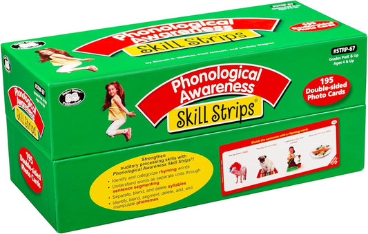 Super Duper Publications | Phonological Awareness Skill Strips® Photo Flash Cards | Educational Learning Resource for Children | Skills to Learn to Read | Activities for Auditory Processing Disorders
