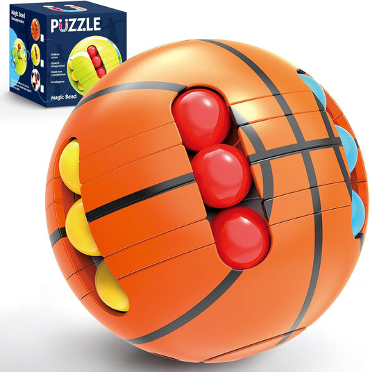 Puzzle Sport Ball Toys - 3D Brain Teasers and Puzzle Games for Kids and Adults, Fun Brain Memory Intelligence 2.5" Small Puzzles Magic Bead, Hand Sport, Adult Relieve Stress Teens and Kids Gifts
