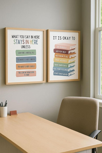 ajdvart 3 Funny Science Posters for Classroom/Home – STEM Teacher Wall Art & Bulletin Board Decorations for Elementary, Middle & High School Classrooms, Unframed Canvas 12"x16"
