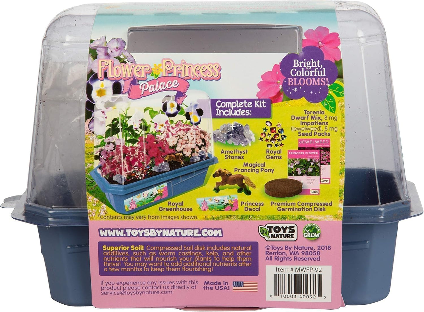 Toys By Nature Miniature Worlds Terrifying Venus Flytrap Terrarium Starter Kit for Kids and Adults, Watch Indoor Carnivorous Fly Traps Grow! Just Add Water! (Frightening Flytraps)
