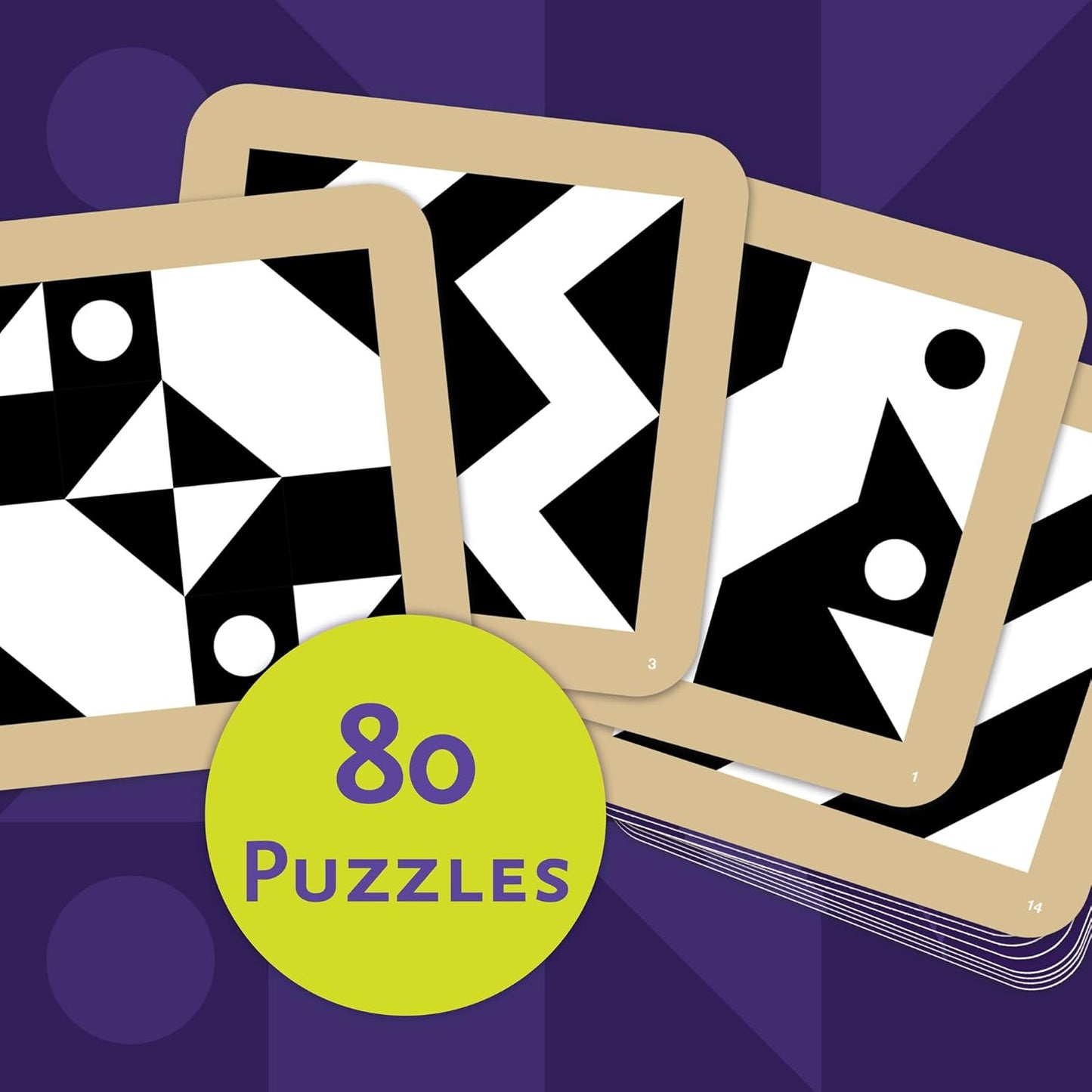 Mindware Q-Bitz Pattern Matching Fun Board Games for Family Game Night | Ages 8 and up 2-4 Players