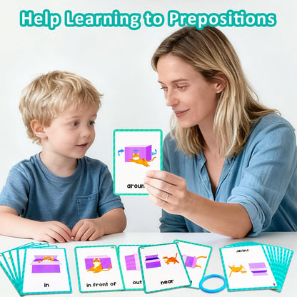 Learning Flashcards Number, 28 Different Number Educational Cards, Social Learning Card for Kids