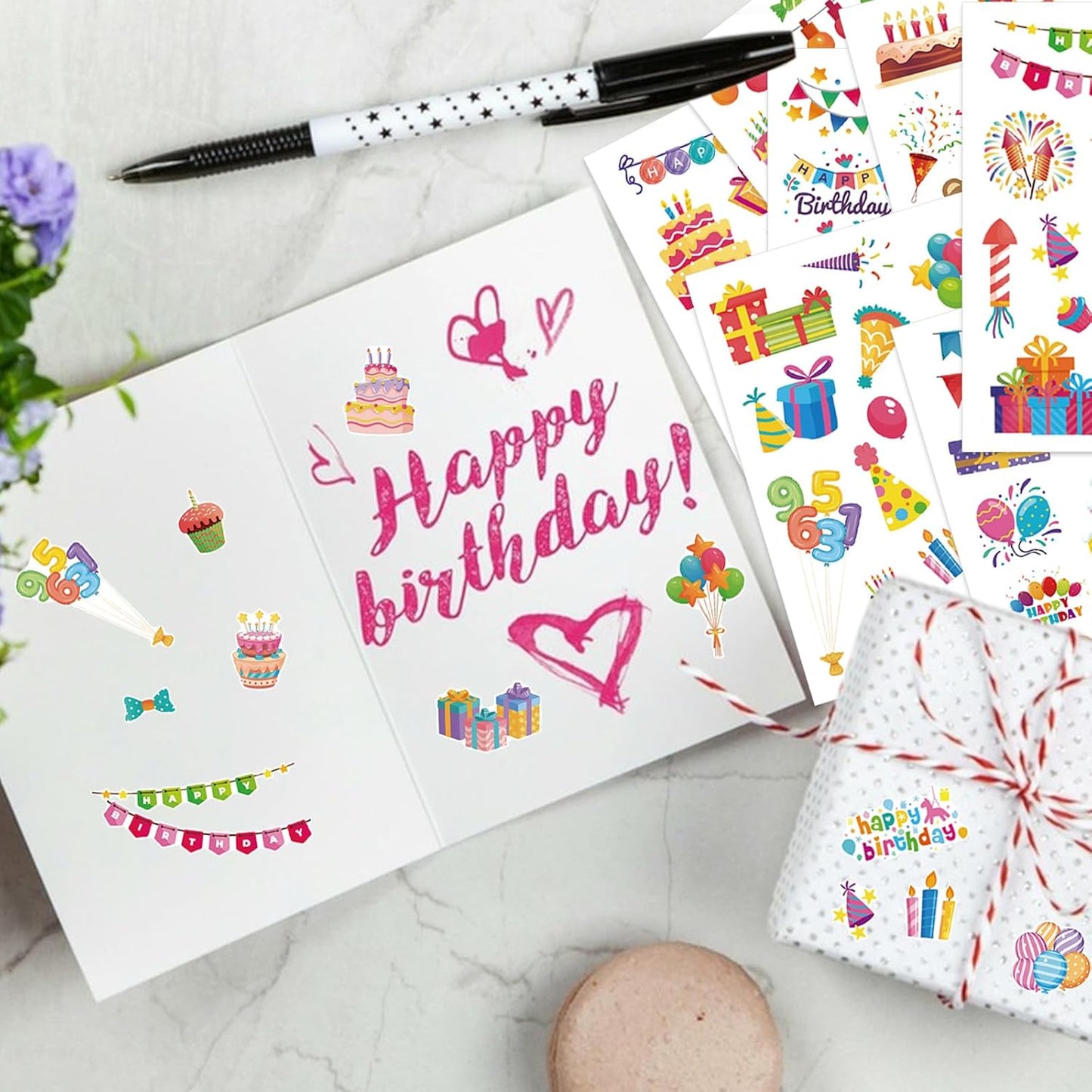 312 Pcs Science Stickers, Chemistry Biology Physics Laboratory Sticker Science Themed Stickers for Craft Supplies Classroom Rewards Party Decorations