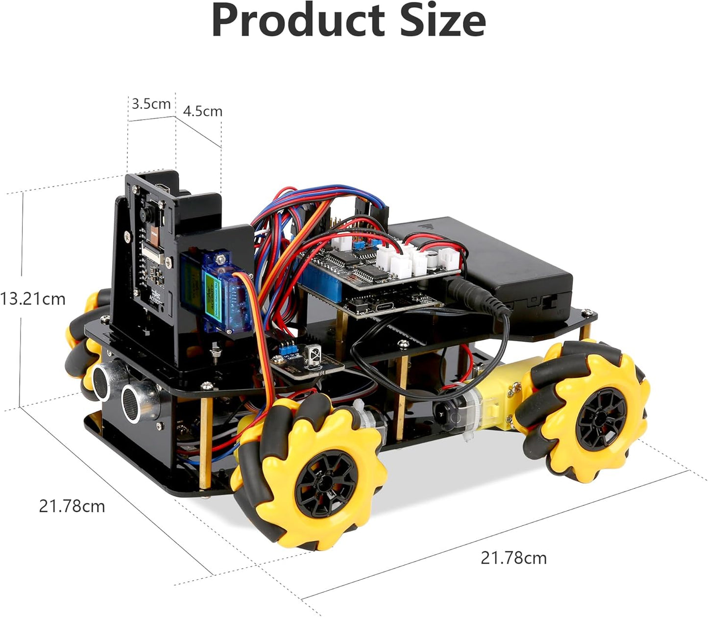 ACEBOTT Smart Robot Car Kit Compatible with Arduino, Robotics for Kids Ages 8-12 12-16, Electronic Programming Project/STEM Science Kits Coding Gifts for Adults and Youths
