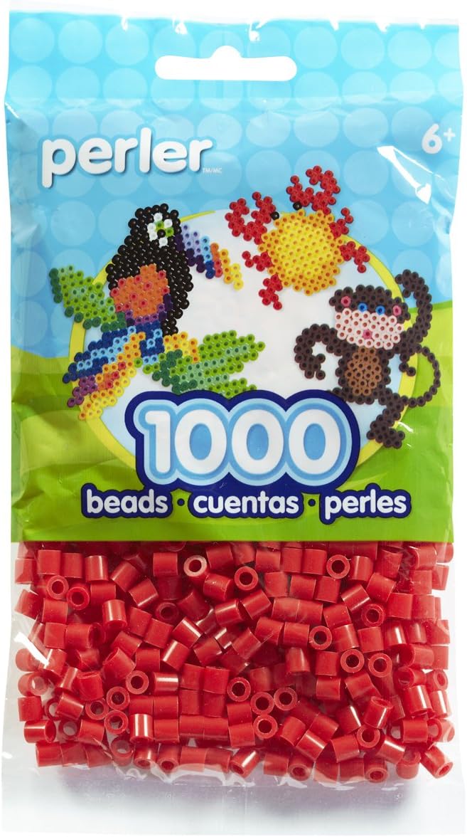 Perler Beads Fuse Beads for Crafts, 1000pcs, Yellow