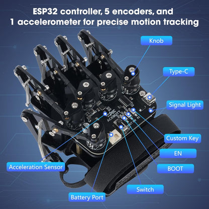 Biped Robot Kit STEM Toys Science Kit for Kids, Bionic Bipedal Robotics Programmable Coding Crafts Set for Arduino ESP32, Birthday Gift for Age 8-12 Boys Girls Teens