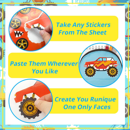 24-Sheet Make Your Own Science Sticker Kit | Microscope, DNA & Scientist Designs - Reusable Educational Decor for Classrooms & Kids Rooms