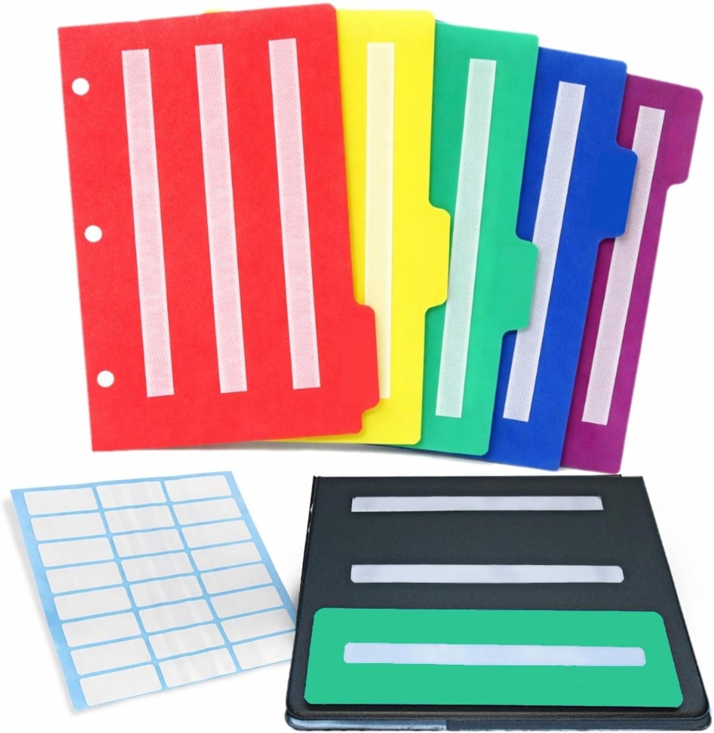 Smile4autism Large 2.5x10 ¼” Tools Perfect to Keep Your Loose Visual Picture Cards Organized. Autism, ABA, ADHD, Language & Apraxia Aspergers