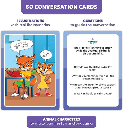 Who What Why Emergency & Safety Conversation Cards for Kids – Social Skills & Critical Thinking Game – Safety Awareness, Decision-Making & Communication Cards, Speech Therapy & SEL Tool, Ages 4+