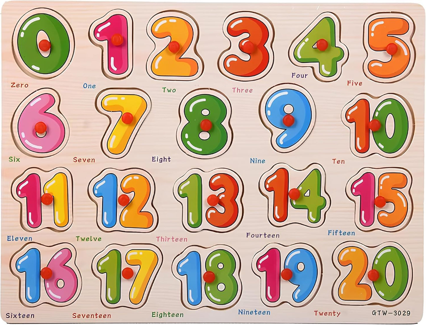 Wooden Fruit Puzzle for Toddlers 3+ Years, Educational Fruit Shape Learning Toy with Board & Blocks, Fun & Engaging Preschool Activity for Boys and Girls
