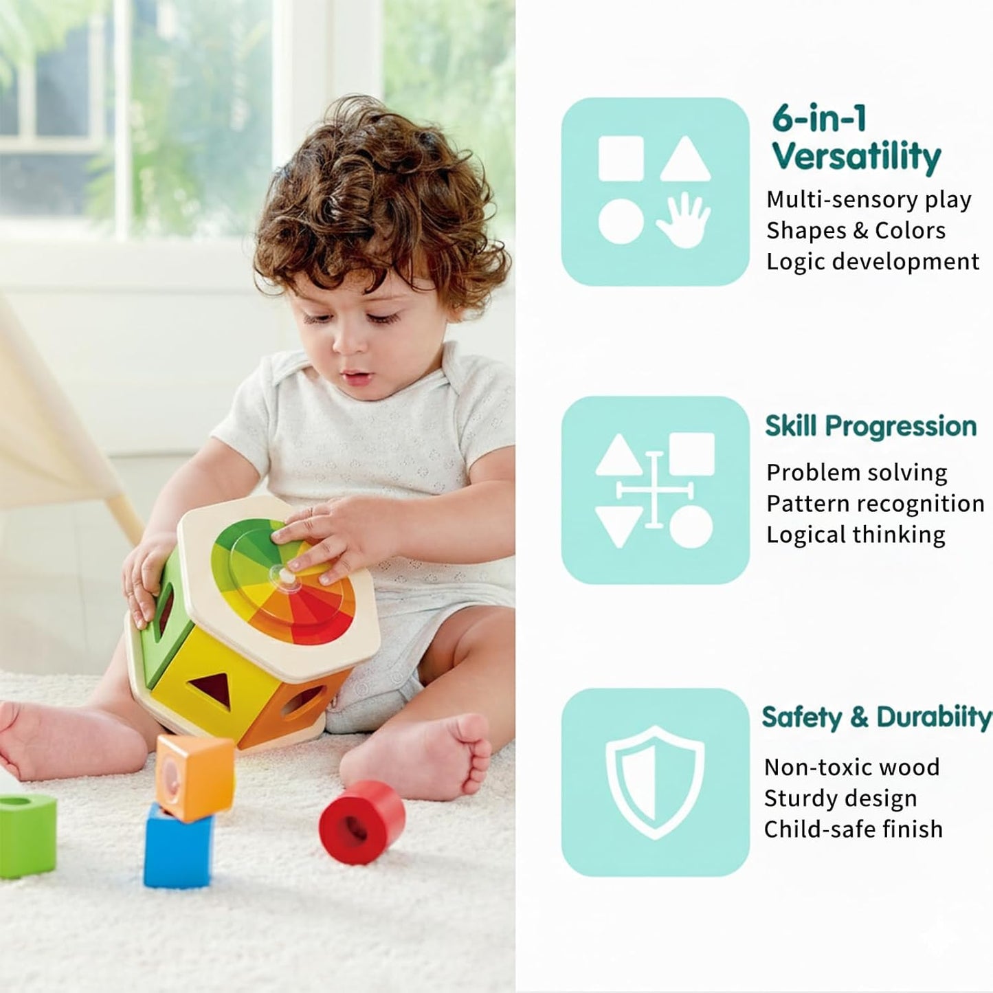 Hape Wooden Wonder Shape Sorter