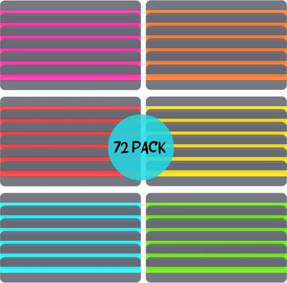 Guided Reading Strips Highlight Strips Colored Overlay Highlight Bookmarks Help with Dyslexia for Crystal Children and Teacher Supply Assistant (6 Pieces)
