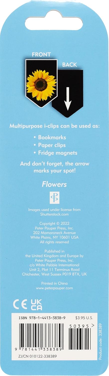 Flowers i-clip Magnetic Page Markers