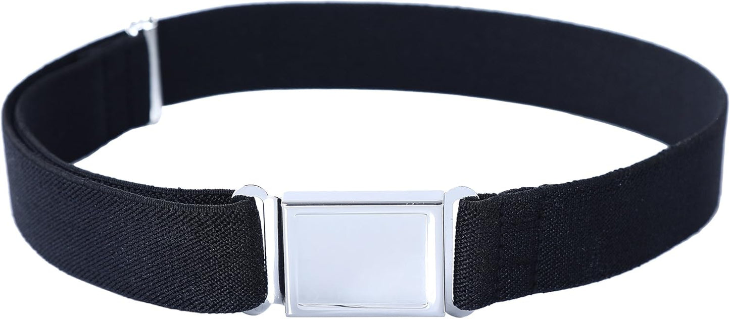 AWAYTR 3 PCS Kids Adjustable Magnetic Belts - Easy to Use Magnetic Buckle Belt for Boys and Girls