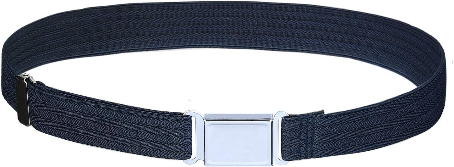 AWAYTR 3 PCS Kids Adjustable Magnetic Belts - Easy to Use Magnetic Buckle Belt for Boys and Girls
