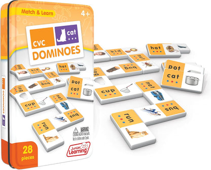 Junior Learning CVC Match & Learn Dominoes