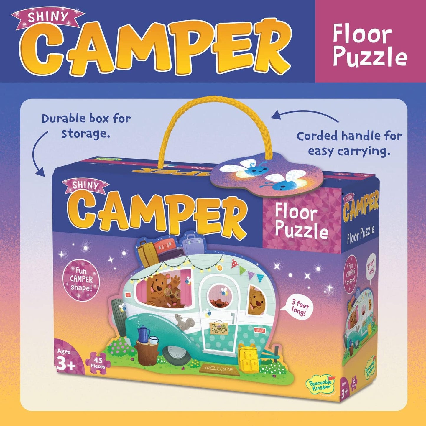 Peaceable Kingdom Hoot Owl Hoot Floor Puzzle – Giant Floor Puzzle for Kids Ages 5 & up – Great for Classrooms