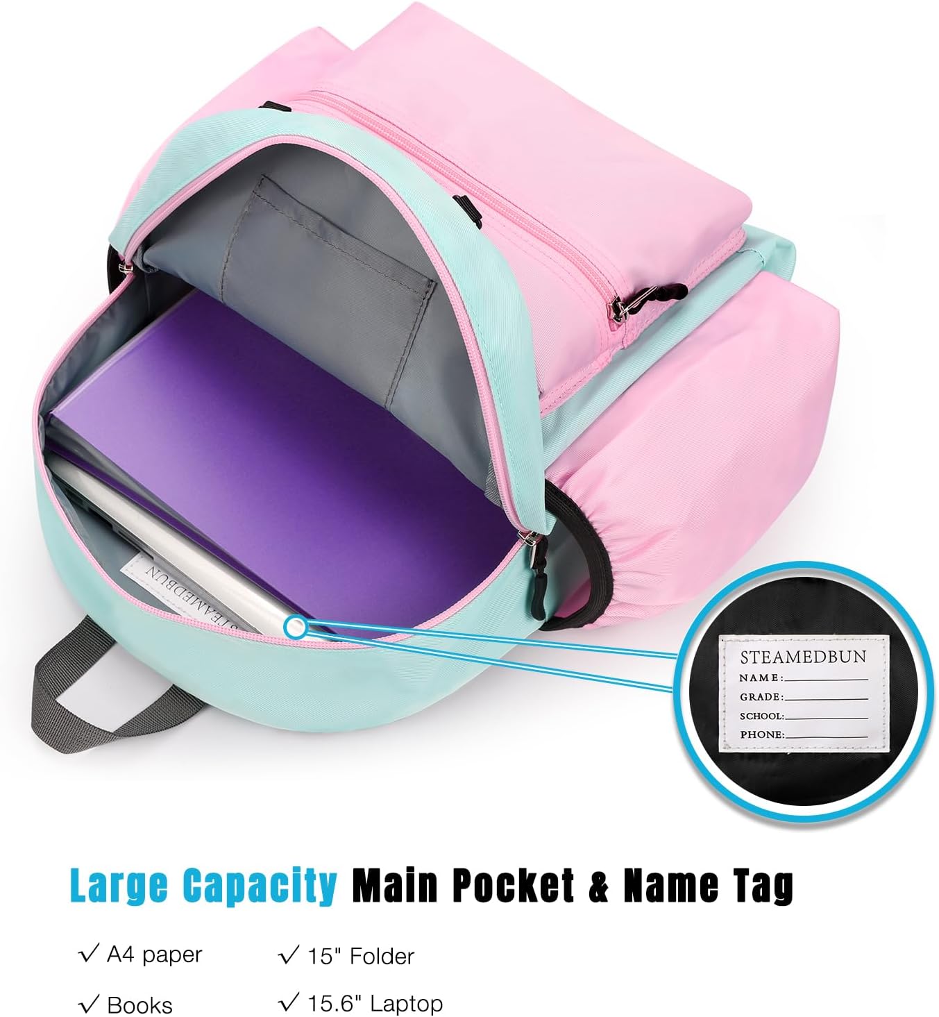 STEAMEDBUN Backpack Leash for Toddlers 1-3: Baby Backpack with Leash for Boys Girls - Anti-Lost Harness for Walking