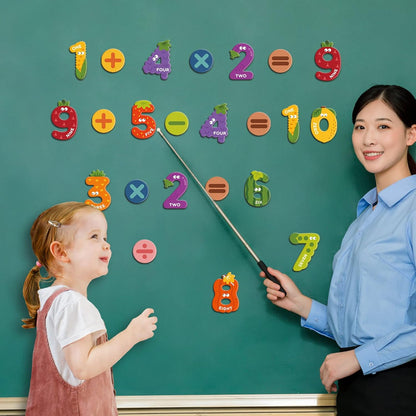 Mideer Large Magnetic Letters for Toddlers 1-3, 26 PCS Cute Animal Alphabet Magnets Fridge Toy Set - Colorful Uppercase ABC Learning Magnets, Educational Preschool Spelling Toys for Kids 3-5 Years